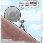 after all isn’t one mountain, one boulder, and one day at a time.